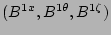 $(B^{1x},B^{1\theta},B^{1\zeta})$