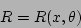 \begin{displaymath}
R=R(x,\theta)
\end{displaymath}