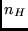 $ n_H $