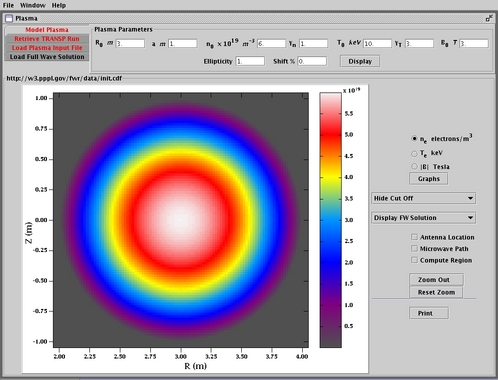 Reflectometer simulation