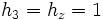 \displaystyle h_3 = h_z = 1