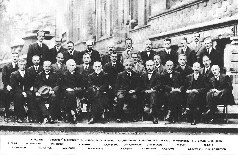 Plasma Physicists at the Famous 1927 Solvay Conference on Quantum Mechanics
